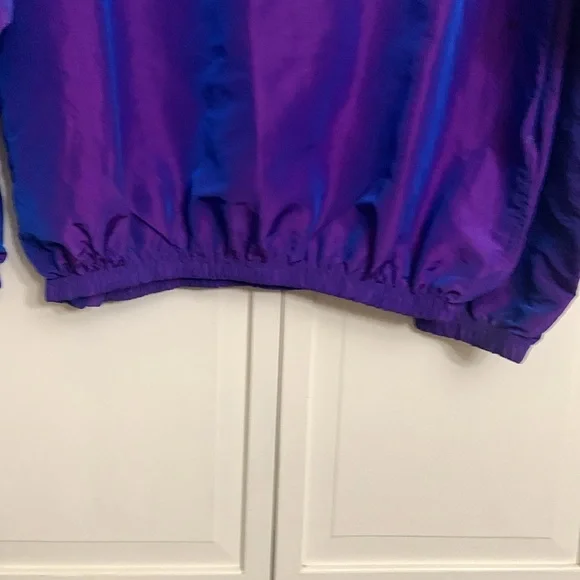 80’s SURF STYLE!  Interplanetary Body Gear. Pullover windbreaker 1/4 zip jacket. - Picture 12 of 15